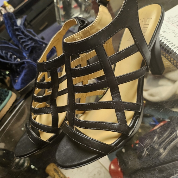Naturalizer Shoes - Naturalizer Black Strappy Heels